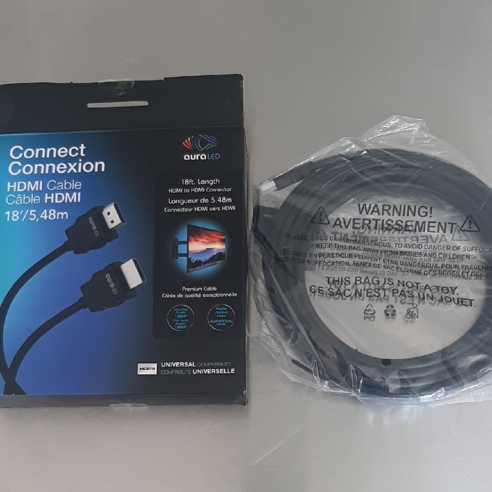 Aura LED HDMI Cable 18ft